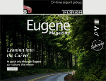 Tablet Screenshot of eugenemagazine.com